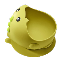 babycare baby food supplement bowl can be steamed anti-fall anti-scalding eating training silicone suction cup bowl childrens tableware