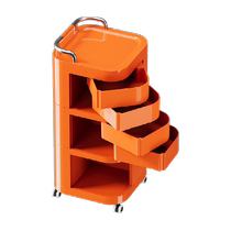 Xingyou trolley storage rack removable rotating snack cosmetics storage cabinet multi-functional storage rack bedside table