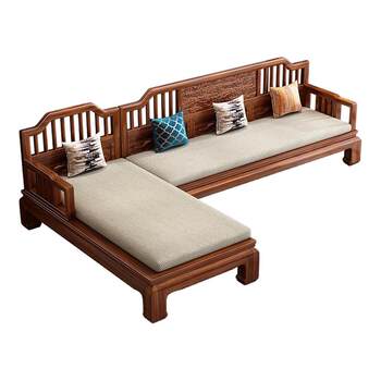 New chinese style gold rosewood full solid wood sofa household living room combination antique ming and qing carving factory mahogany furniture New chinese style gold rosewood full solid wood sofa household living room combination antique ming and qing carving factory mahogany furniture