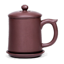 SF Gold Inlaid Jade Yixing Original Mineral Purple Clay Cup Ling Xiaoming Handmade Tea Household Tea Cup