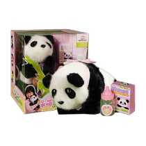 mimiworld cute panda baby simulation animal plush doll toy girl birthday gift