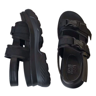 小sun家 韩版ulzzang原宿凉鞋2025年新款女INS潮超厚底松糕鞋秋季