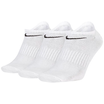 (самозанятые) Nike Nike Mens Sox Autumn Leisure Socks Sox low Gang Короткоцилиндровые носки Three-double-fit SX7678-100