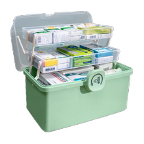 Xingyou large medicine box for home use large-capacity medicine box household medicine storage box multi-layer extra large classification medicine box