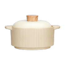 Casserole en céramique résistante aux hautes températures pour femme au foyer moderne marmite à ragoût cuisinière à gaz marmite à soupe