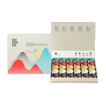 Small can of tea national color tea charm 30 cans combination tea gift box 120g business gift box small can of tea Mid-Autumn Festival gift box