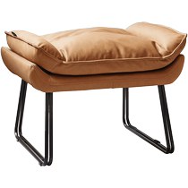 Genji Muyu Technology Fabric Sofa Footstool Nordic Small Apartment Living Room Shoe Changing Stool Simple Modern Home Footrest