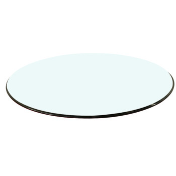 Dining table round tempered glass coffee table custom made transparent