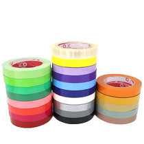Colorful small tape transparent sealing student tape supermarket vegetable strapping tape 1 5cm narrow tape wholesale customization