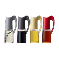 Ankou borosilicate glass oil pot kitchen household automatic opening and closing gravity oil tank pot seasoning bottle without hanging oil bottle