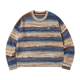 Joker Xue dsp colorful striped crew neck sweater