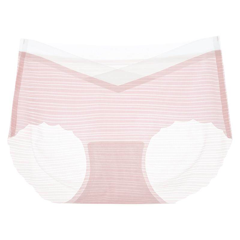 Cat man's traceless ice silk pregnant women's underwear special for pregnancy