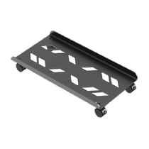 Computer host bracket bracket removable chassis base with pulley storage rack home office desktop tray
