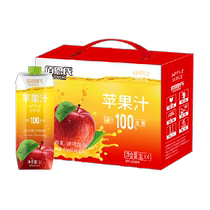 (Date December 23) Bai Ens Apple Juice 100% Juice Concentrate Large Bottle 1L*4 Bottle Gift Box