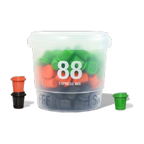 Three and a half quick-drink instant coffee latte American berry super instant freeze-dried black coffee powder 88 pieces * 2g