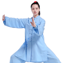 Yun Tai Chi original design hand-painted bamboo Tai Chi suit comfortable martial arts practice Chinese Qigong suit for men and women