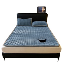 Winter Milk Velvet Mattress Pad, Soft Cushion for Home Use, Thickened for Dormitory Students, Single Bed Pad, Fleece Blanket Mattress