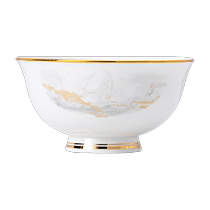 Yunzhihe 2024 Jingdezhen dish set household light luxury tableware moving to new home Chinese style ceramic bowl and dish
