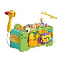 Toddler baby comfort toy multi-functional educational hexahedron rotatable shaker early education entertainment boy and girl ringtone