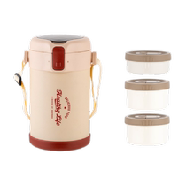 National style insulated lunch box 24-hour insulated lunch box extra long multi-layer insulated lunch box portable insulated box for home office workers