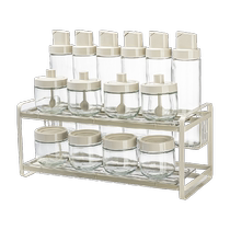 Modern housewife seasoning box household seasoning storage rack MSG salt kitchen supplies seasoning combination set