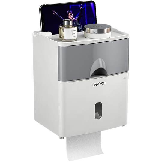 Creative waterproof tissue rack toilet paper box toilet tissue box toilet toilet paper storage rack toilet toilet paper storage rack