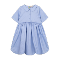 Maradin childrens clothing skirt 24 summer new style girls and older childrens fun collar ruffled cool short-sleeved dress