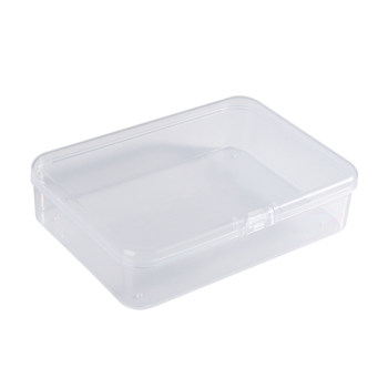 Transparent dustproof children's small card storage box with lid