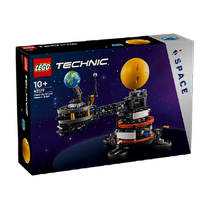 Lego Earth and Moon Orbital Functioning Model 42179 Children Parquet Building Blocks Toys 10 