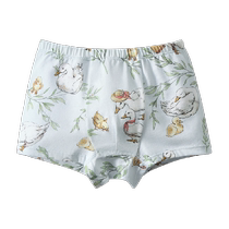 (New product) Manxi childrens underwear Modal boys and girls antibacterial breathable baby boxer shorts