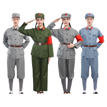 Red Army Performance Costumes Eighth Route Army Adult Clothes Long March Drama Childrens Chorus Little Red Army Anti-Japanese War Performance Costumes