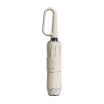 Left-hand ring buckle umbrella fully automatic and portable enlarged thickened and reinforced reverse folding for men rain or shine for women only