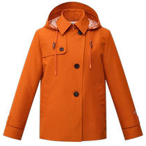 Hazzys Haggis short womens windbreaker spring new casual single-breasted coat for women