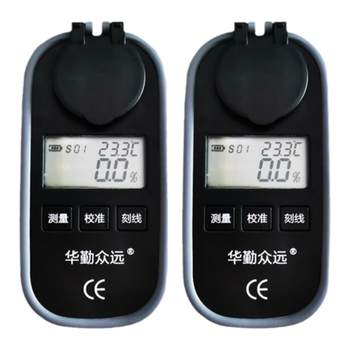 Color screen charging industry sodium silicate concentration meter electronic digital display sodium silicate content test refractometer manufacturer invoice