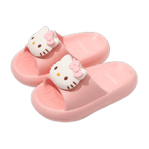 Sanrio childrens slippers girls summer 2024 new Hello Kitty girls home indoor non-slip baby slippers