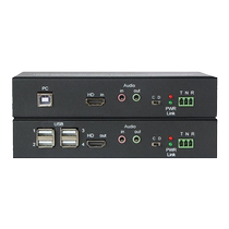 ETV 4K HD multi-service KVM optical transceiver mouse keyboard USB2 0 data RS232 fiber optic extender infrared audio 4K30 60 optional 1520 chip