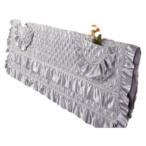All-inclusive half-inclusive bedside cover bedside cover dust cover 1 5m1 8m2m quilted European leather bed wooden bed protective cover