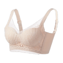 Yadaili womens underwear small breasts are gathered together to make the side breasts bigger sexy lace bra womens summer thin style