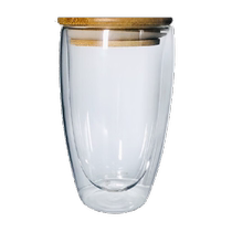 PANAVI double-layer high borosilicate glass set household anti-scalding water cup tea cup coffee cup milk cup