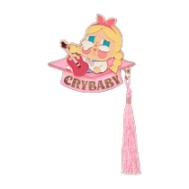 POPMART CRYBABY Sunset Song Party Series Badge Blind Box Trendy Peripheral Fashion Gifts