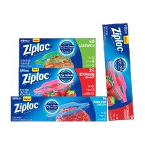 Ziploc – sacs de conservation des aliments frais importés sacs denses pour la conservation des aliments 97 sacs denses à double chaîne portrait de famille