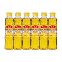 Luhua 5S physical pressing first-grade peanut oil 500ml*6 edible oil household portable small package kitchen
