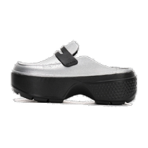 Crocs Igloo Metal Loafers Thick-soled High Heels Light and Comfortable Slippers 210363-01V