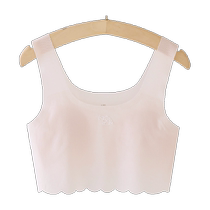 Liyingfang childrens underwear development period primary school students ice silk anti-bump girl bra two-stage small vest girls