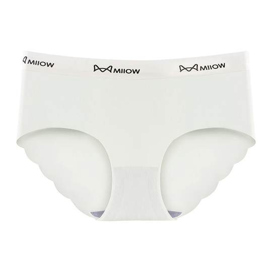 猫人纯棉内裤女抗菌裆女生冰丝无痕性感不卡裆中腰三角透气短裤头