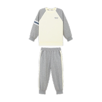 Zuoxi childrens clothing boys sports suit autumn 2024 new childrens casual sweatshirt two-piece suit spring and autumn style