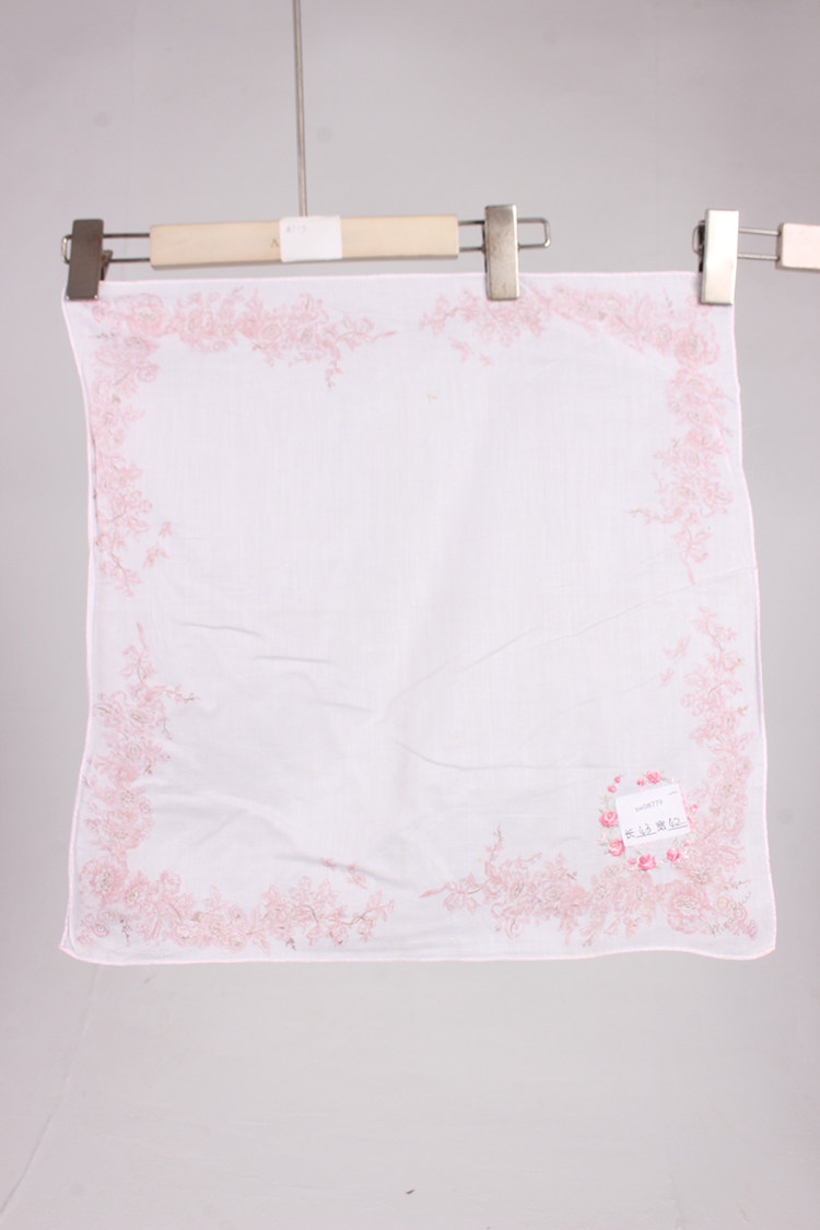 Sw224 Vintage Japanese Style Retro Old-Fashioned Nostalgic Floral Pocket Square Handkerchief