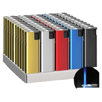 Metal shell direct-injection windproof lighter custom-made printing durable business disposable lighter custom-made advertising