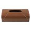 HarborHouse American style home study living room desktop storage tray organizer tissue box leather Pete