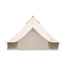 (Group Purchase) Camel Outdoor Delicate Camping Tent Large Camping Pyramide Coton de coton Rain-Proof Mongolie Bag